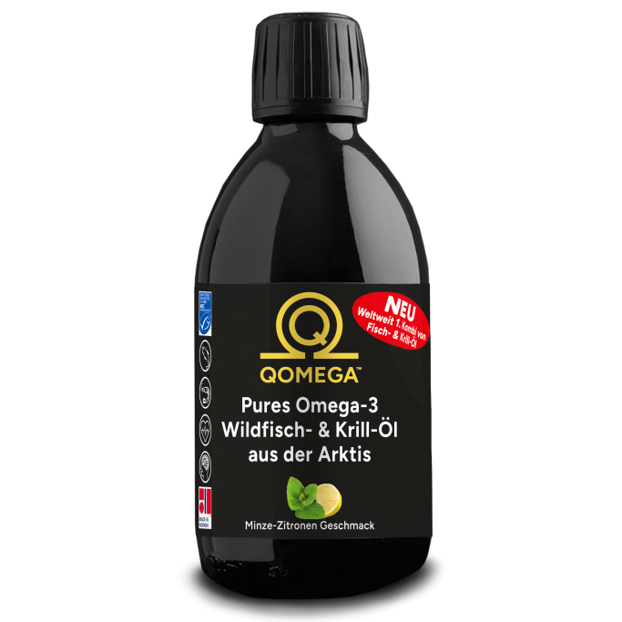 Wildfisch- & Krillöl 300ml Zitrone-Minze