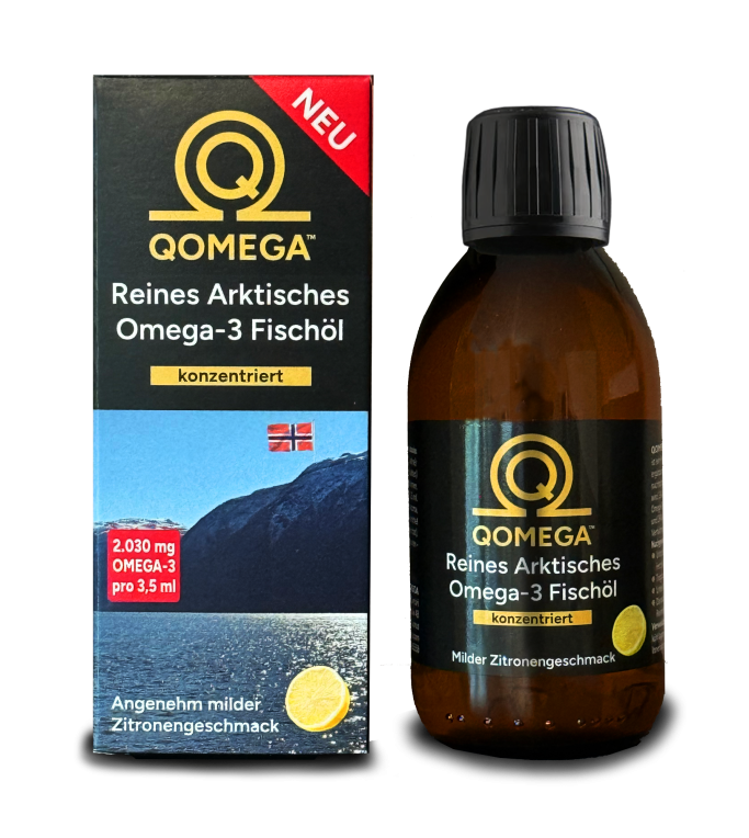 Konzentriertes Omega-3 Fischöl 150ml Zitrone